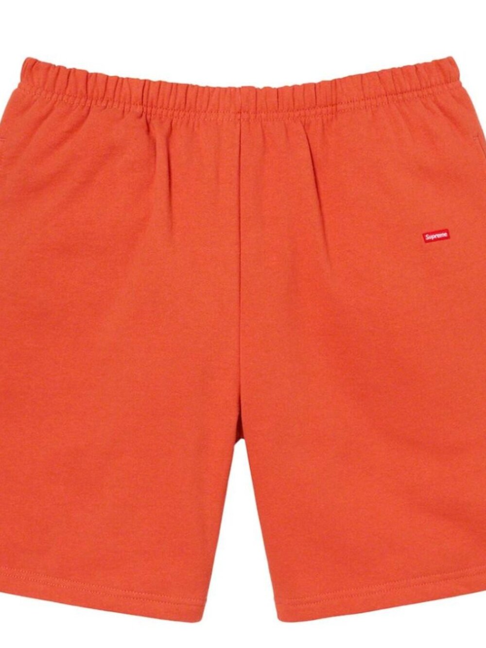 Supreme Orange Small Box Logo Sweat Shorts Size S